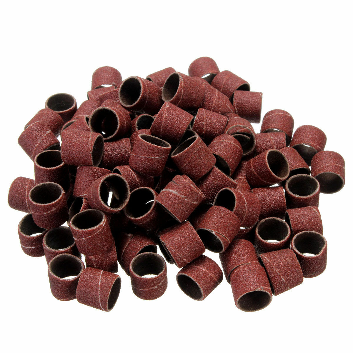 100x 1/2" Sanding Bands Kit + 2 Sanding Drum Mandrels for Rotary Tools