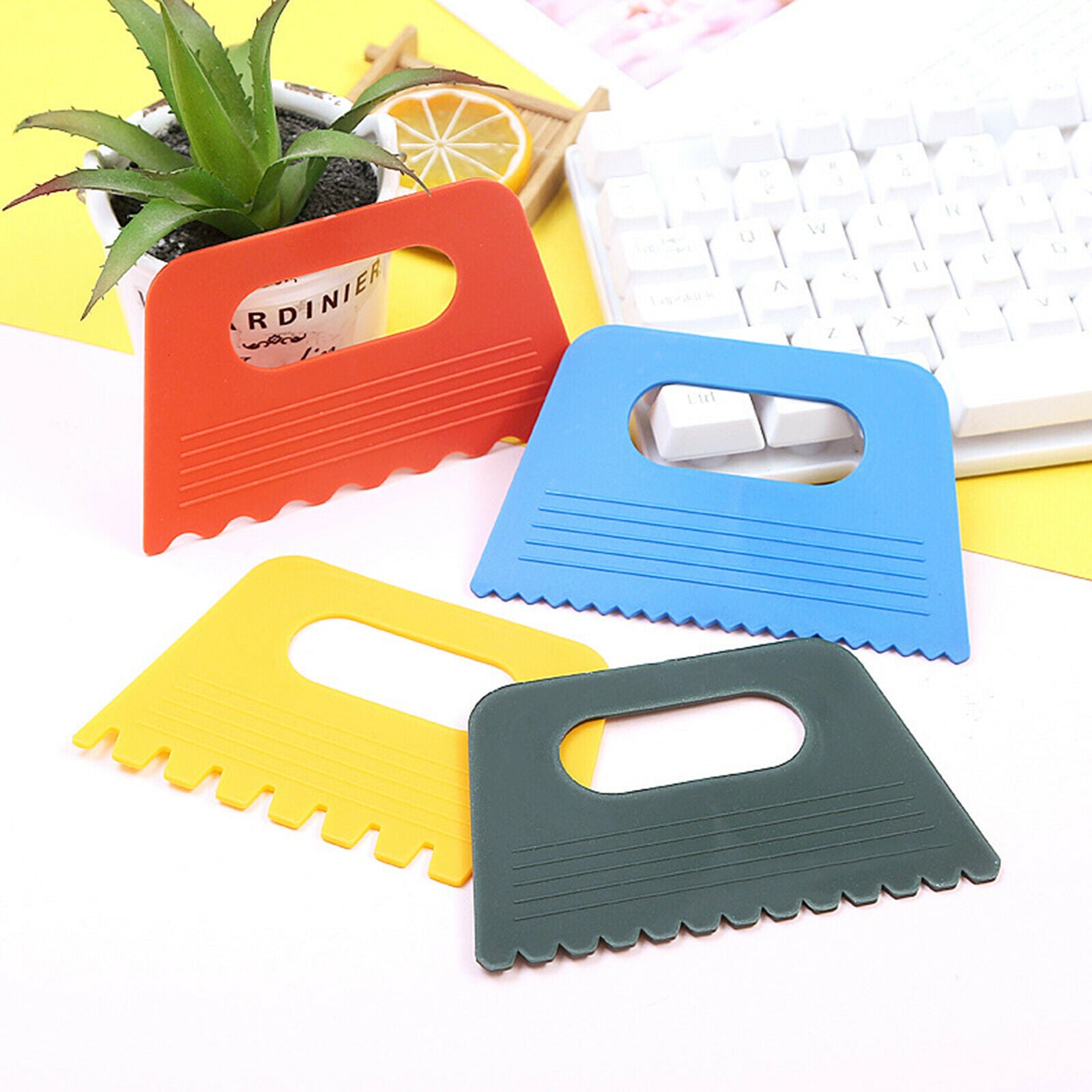 Paint Scraper Set Kids Toddlers DIY Line Graffiti Brushes Tools Supplies
