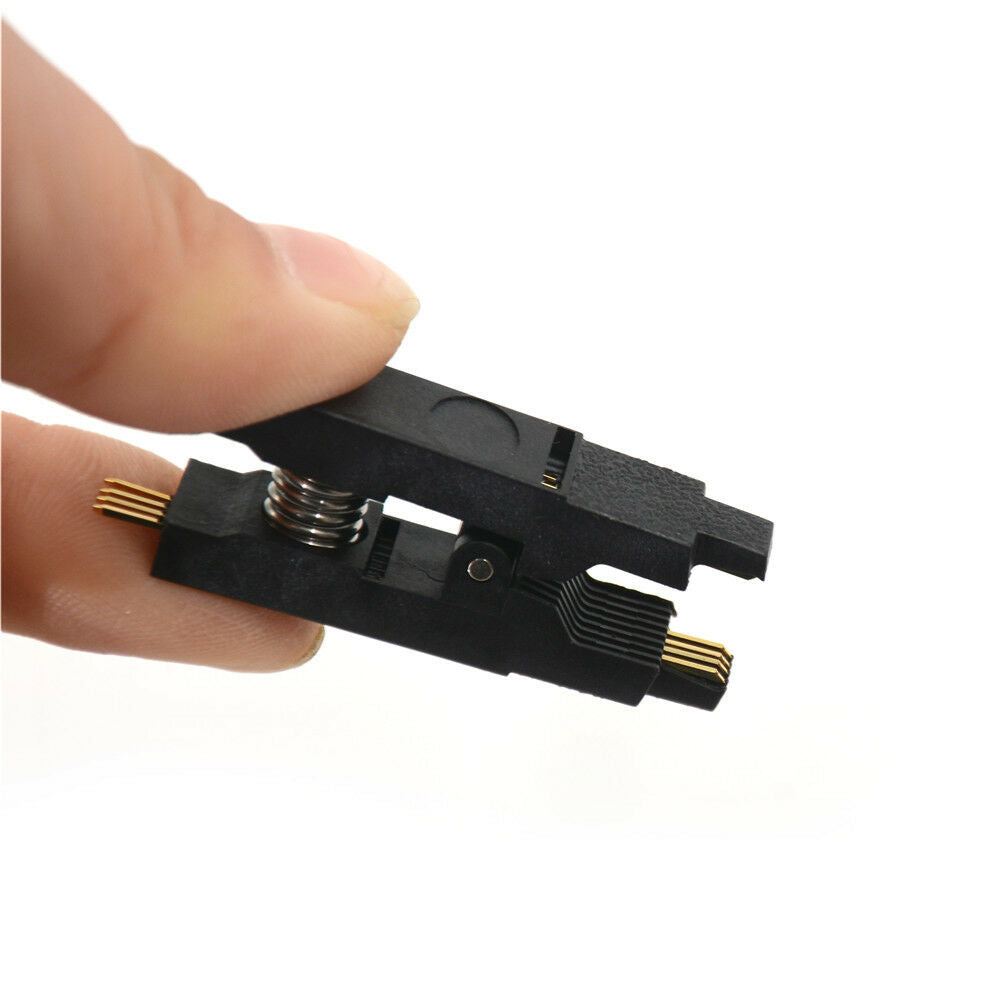 Black Programmer Testing Clip SOP8 Pin SOIC8 DIP8 IC Test Clam.l8
