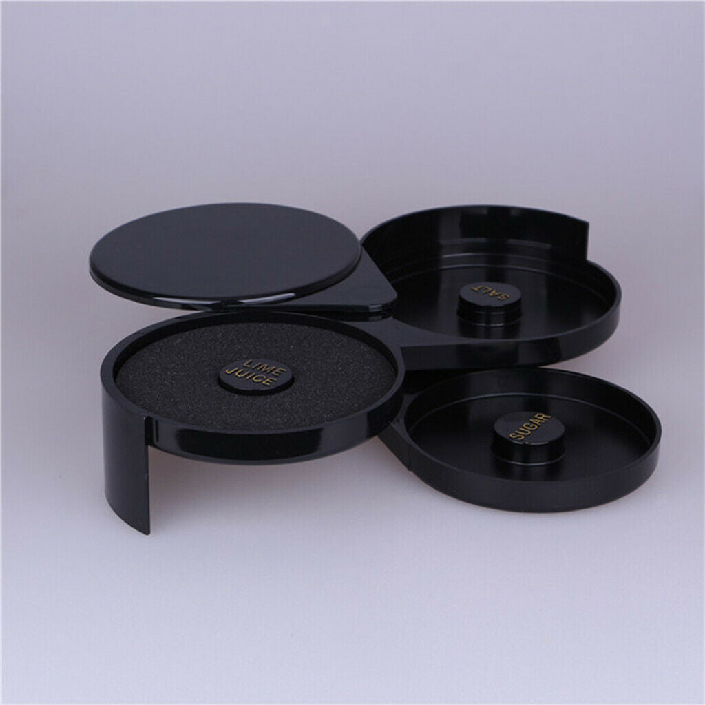 3 tier bar glass rimmer cocktail glass rim sugar sugar rim salt rim