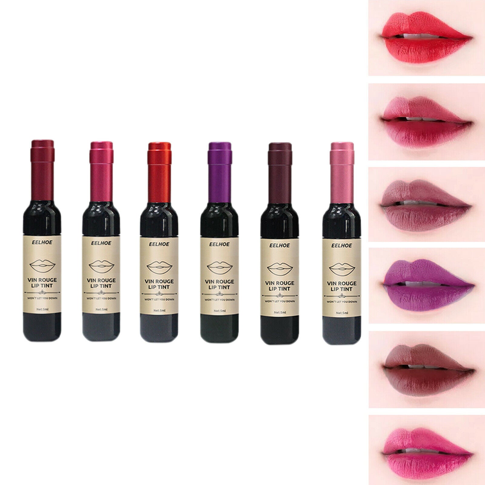 Wine Red Wine Liquid Lipstick Liquid Lipstick Long Lasting For Women Makeup