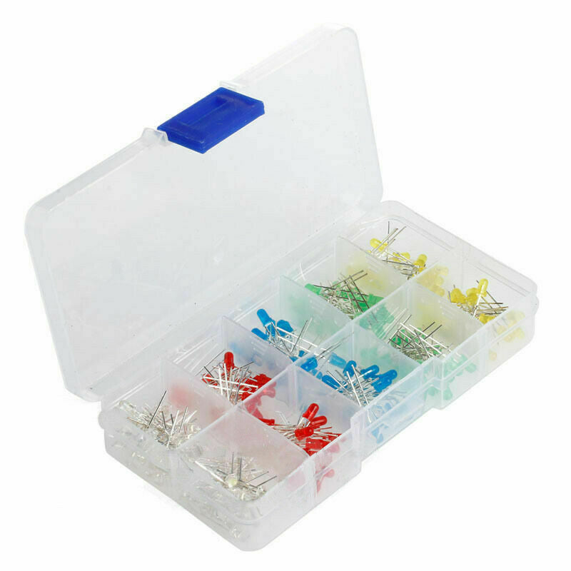 200pcs LED Lights Emitting Diodes Lamp Parts 3mm For Electronics DIY