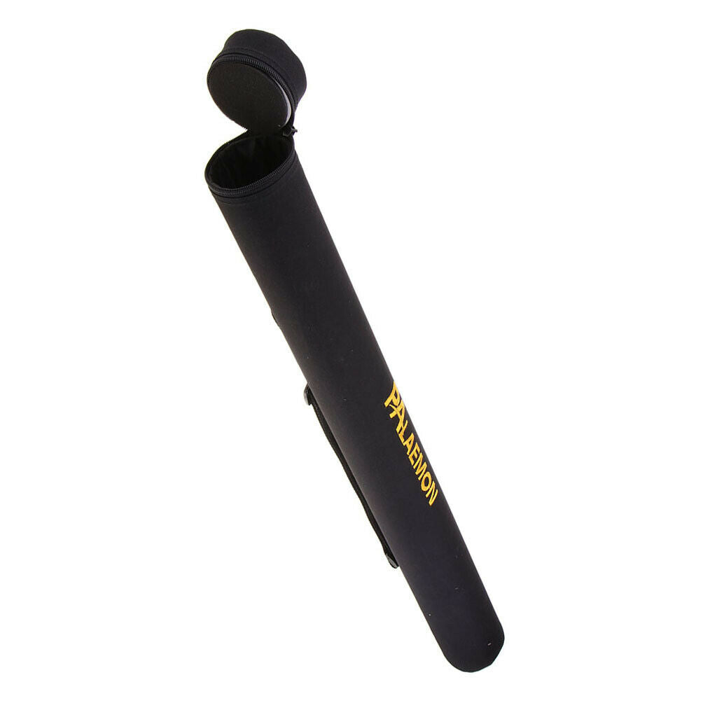 68cm Fly Rod Fishing Tube Black Fly Rod Case Organizer Bag Rod Storage Case