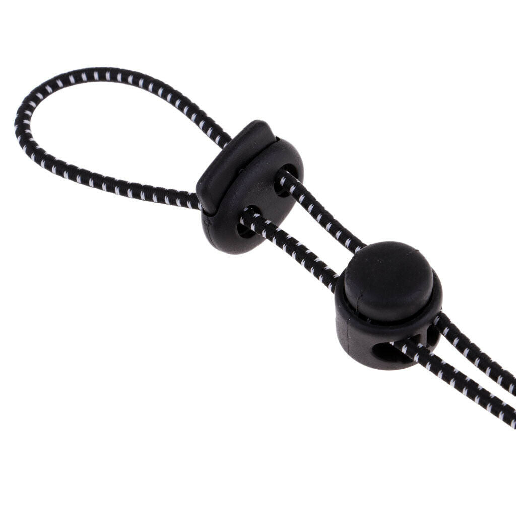 Lots 2 Black Hiking Backpack Stick Holder Walking Pole Fixing 7.5inch Sports