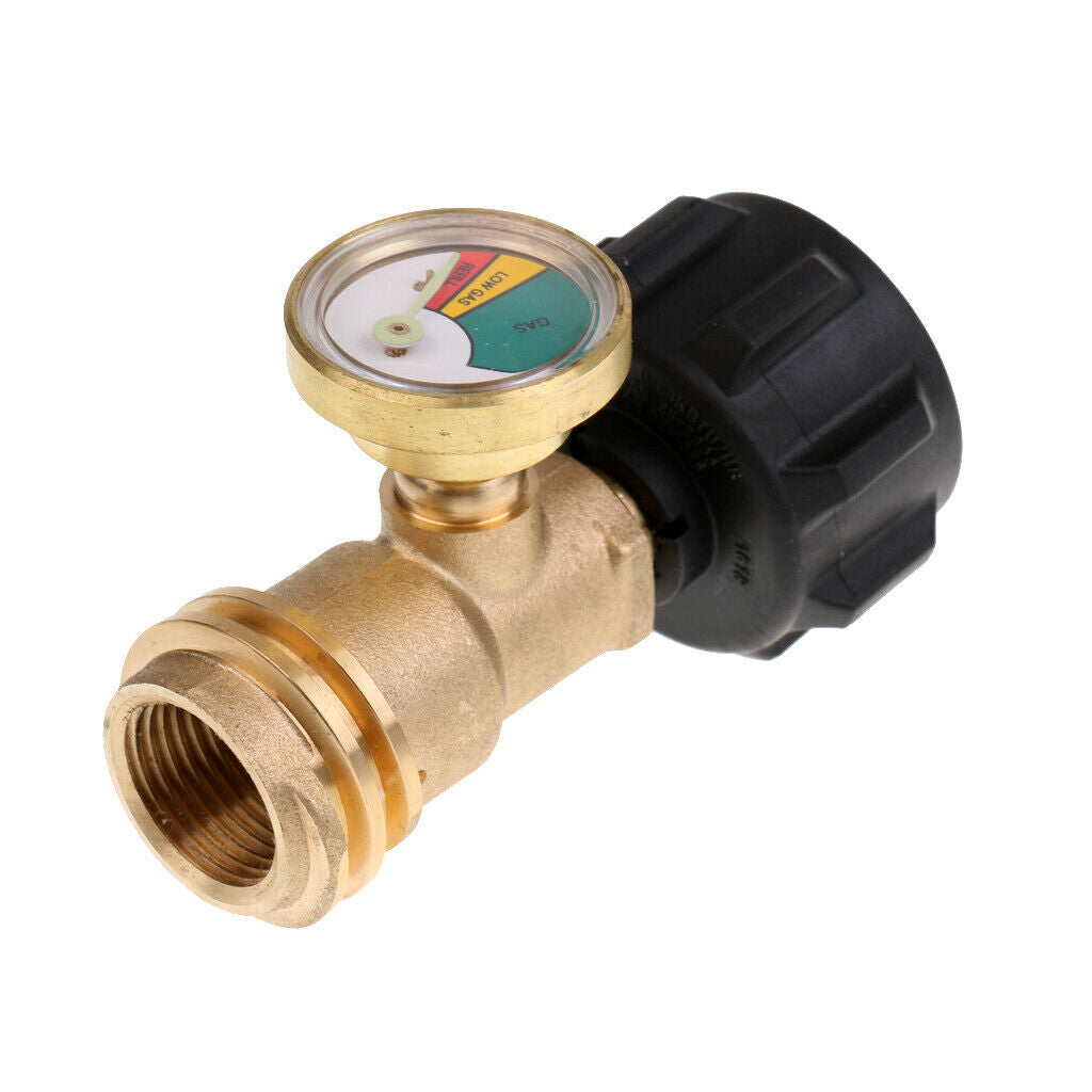 Universal Propane Tank Gauge Level Indicator Leak Detector Gas Pressure Meter,