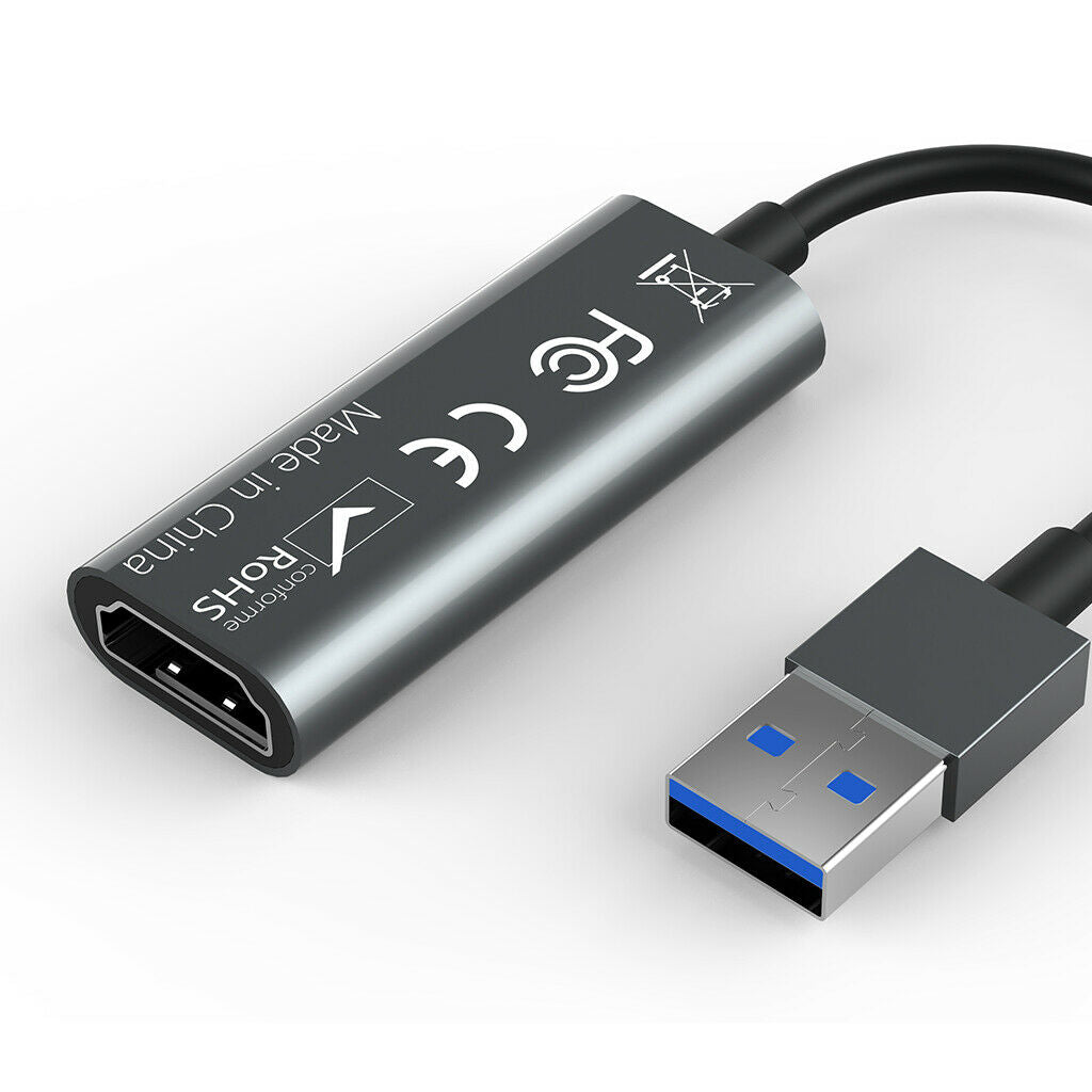 Audio Video Capture Card   to USB 2.0 1080p 30fps for Gaming Teaching