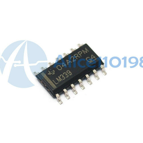 10PCS LM339 SOP-14 LM339 339 SOP14 TI POWER QUAD VOLTAGE COMPARATORS