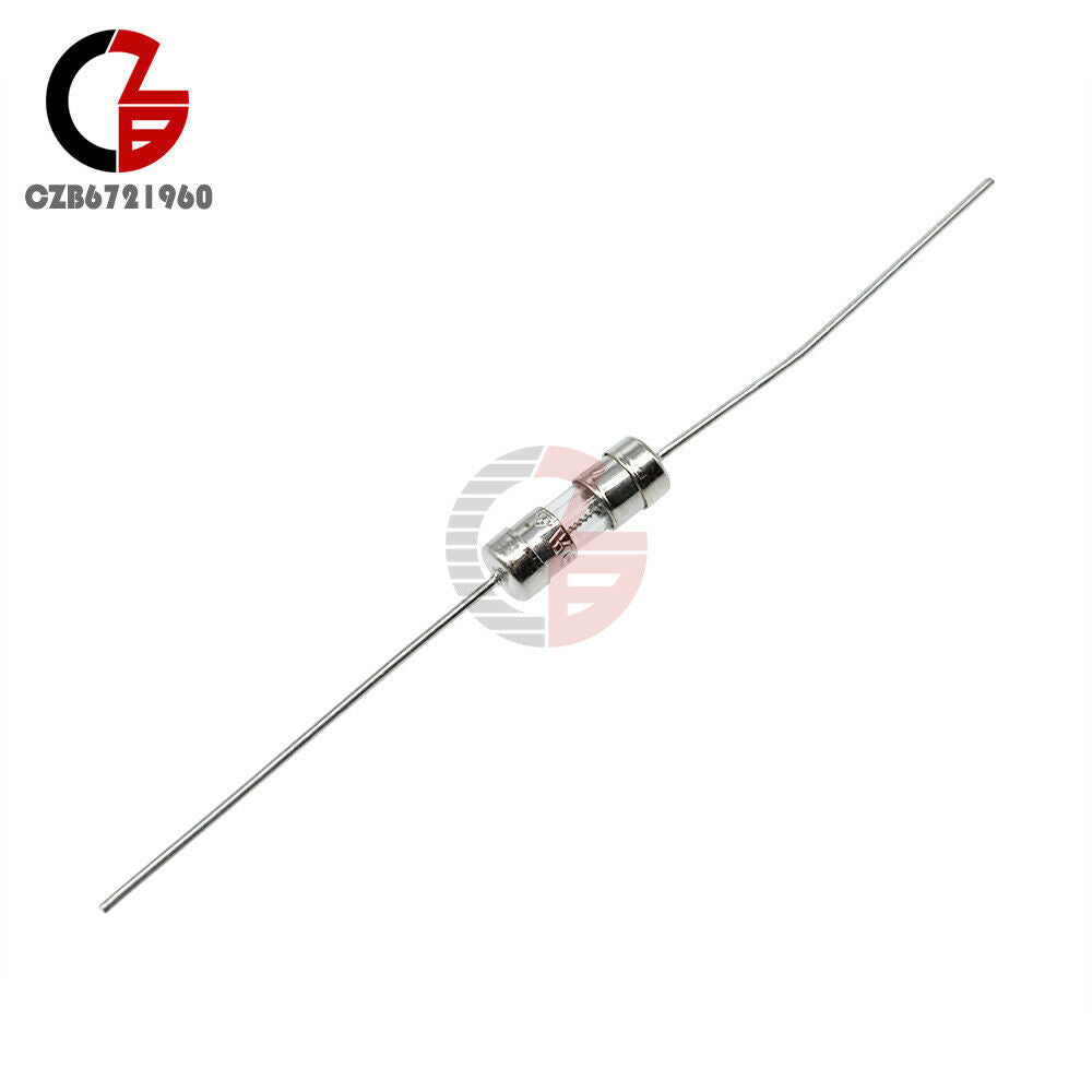10PCS 250V 0.5-10A Fast Acting Blow Cutoffs Electrical Glass Tube Fuse 1A 5A 3A