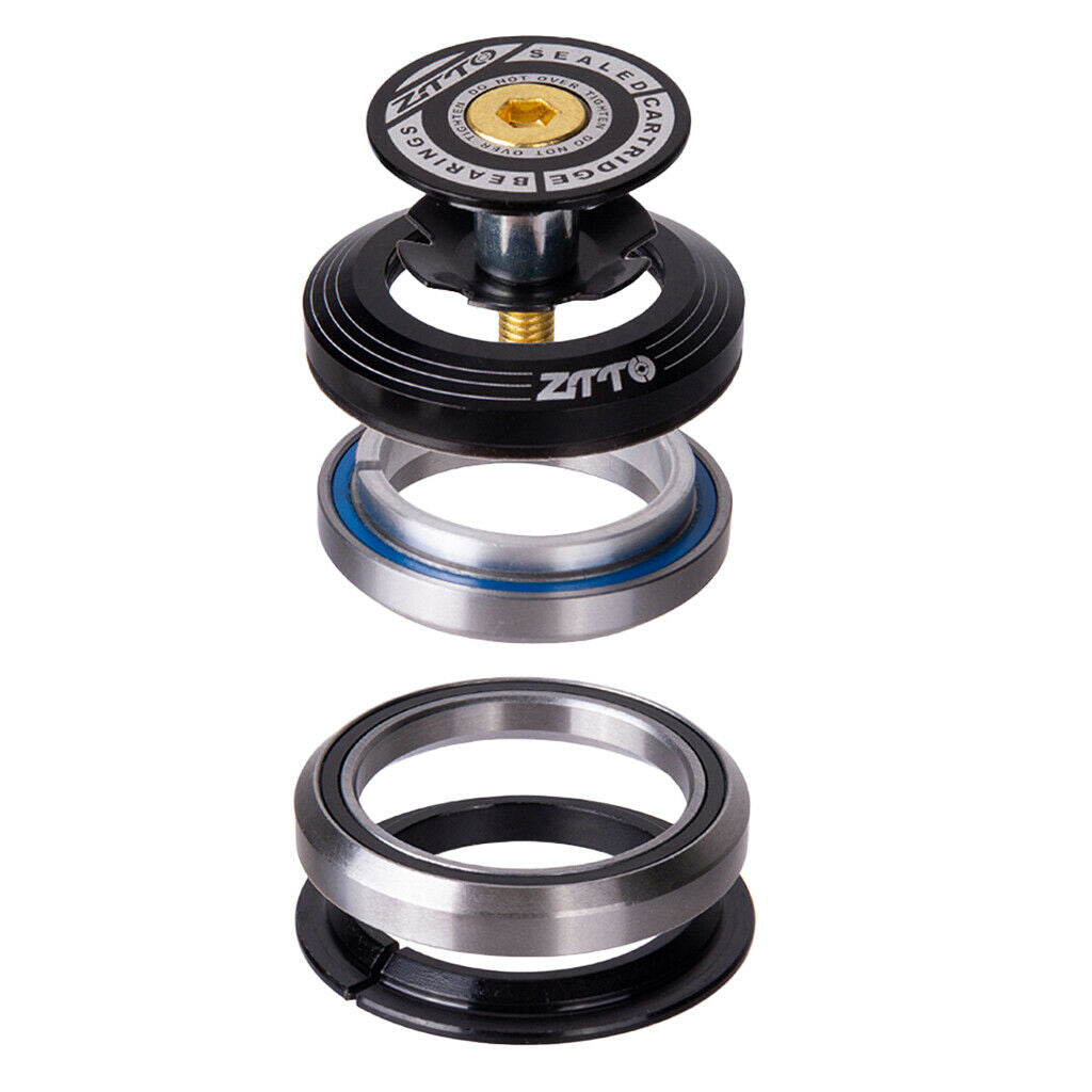 Alloy Headset Bicycle Threadless Steer Tube Tapered Fork Bearing Head Set