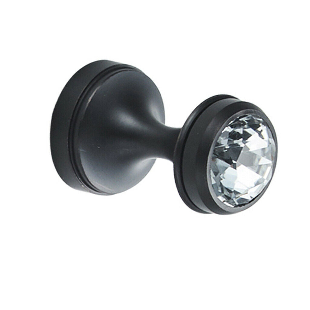 Floral Metal Coat Wall Hook Single Towel Clothes Hook for Bath Kitchen B Black