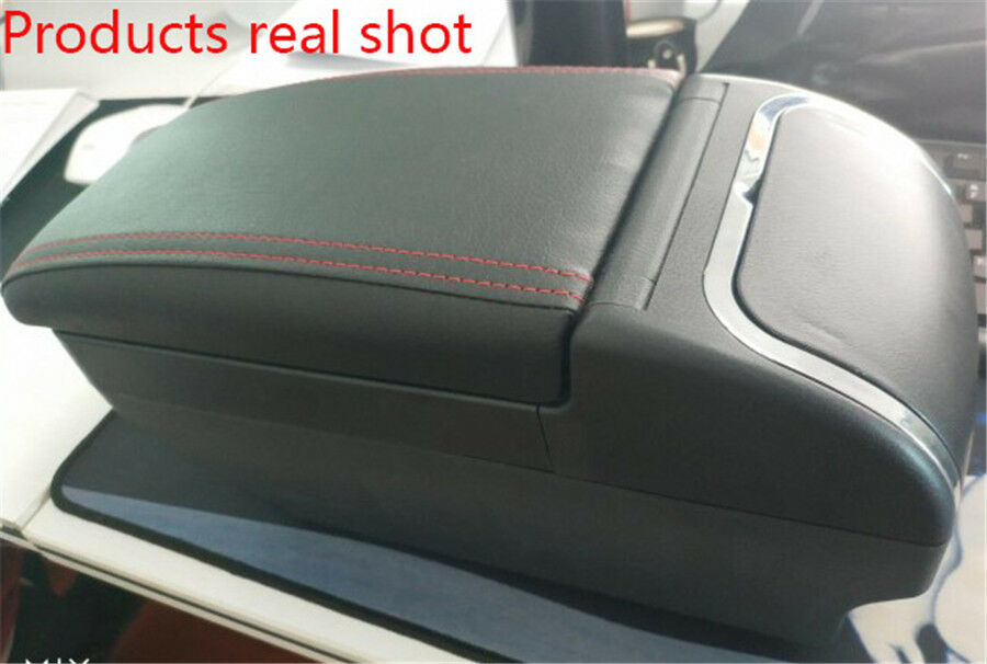 Car Central Container Armrest Box PULeather central store content box cup holder
