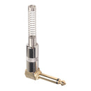 2 Packs 6.35mm DIY Golden   Plug Connector Adapter for Guitar Mic Parts