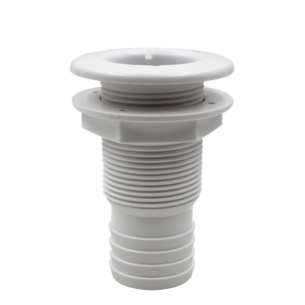 Through Hull Fitting 44mm Hose Barb 1-1/2 inch for Marine Sailing Boats-