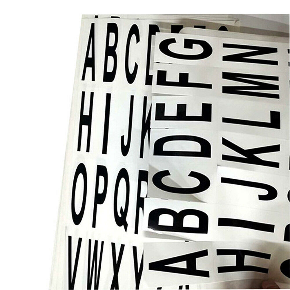 5 Sheets A-Z Alphabet Stickers Labels Self Adhesive Capital Letters Tags Craft