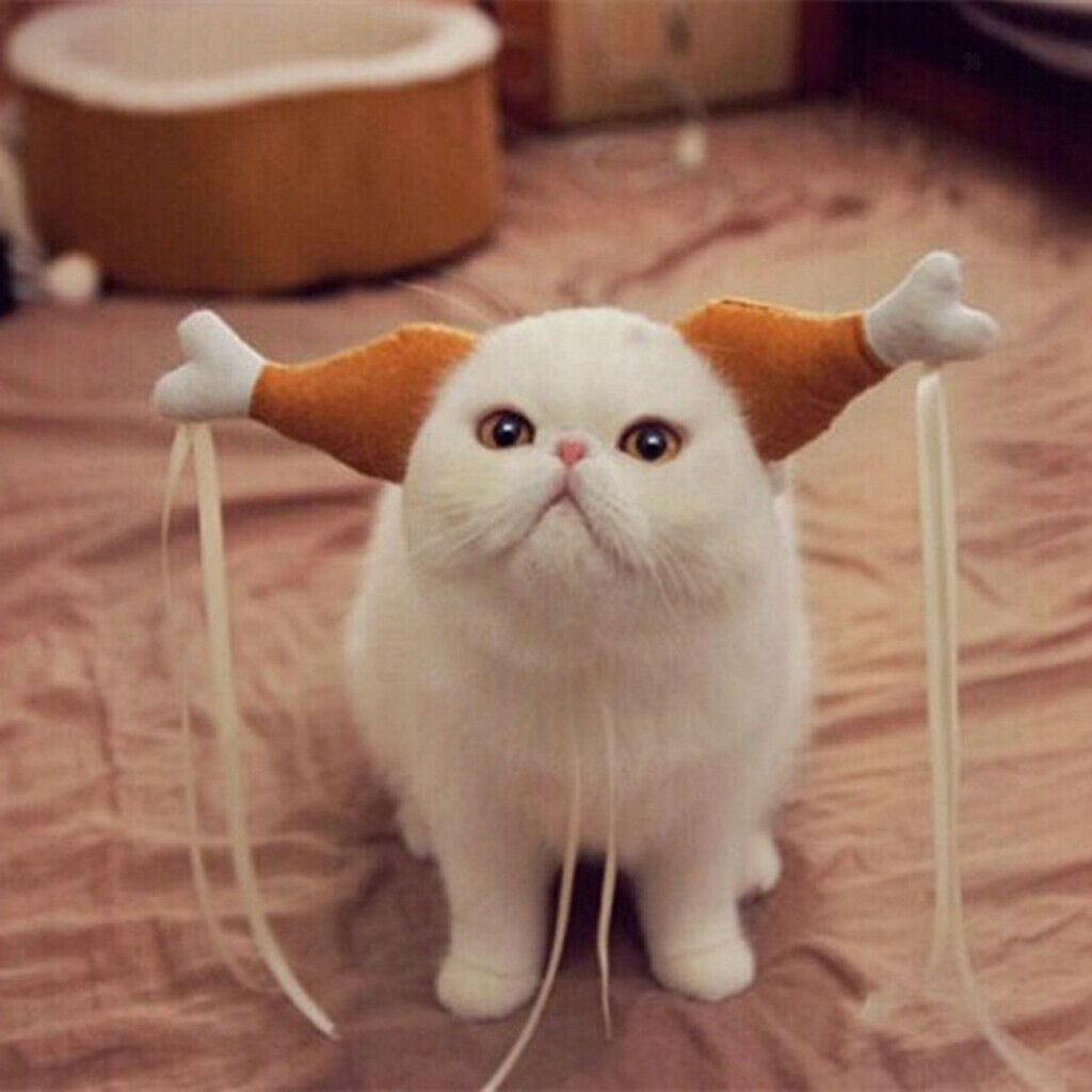 2 Pcs Chicken Leg Designed Hoop Headdress Wedding Christmas Halloween Funny