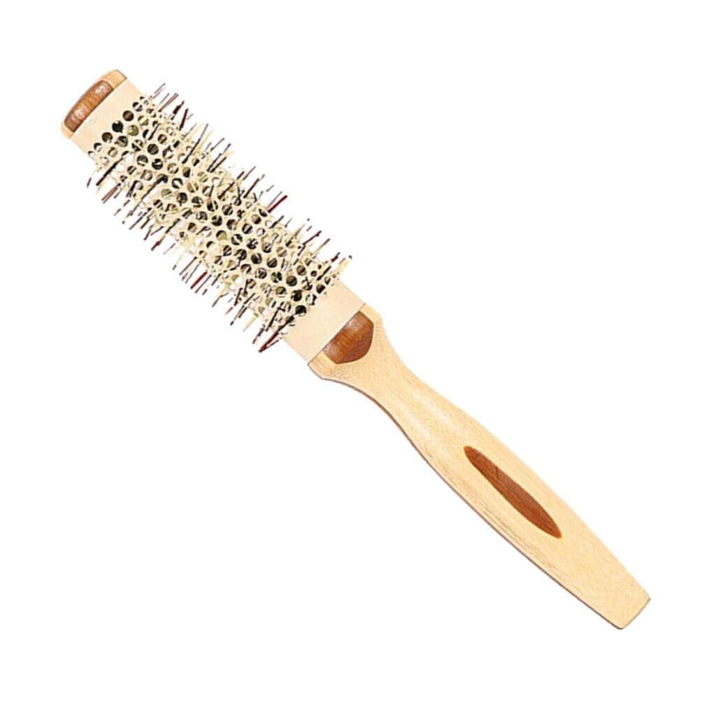 Anti-Static Round Hair Comb Roller Hairbrush for Curling Straightening M