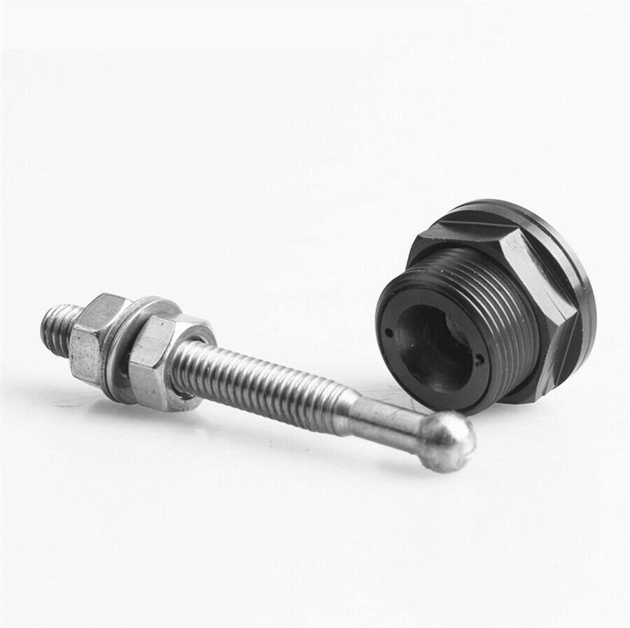 4 Black Push Button Bonnet Hood Pin Lock Clip Kit Car Quick Release Bumper Latch