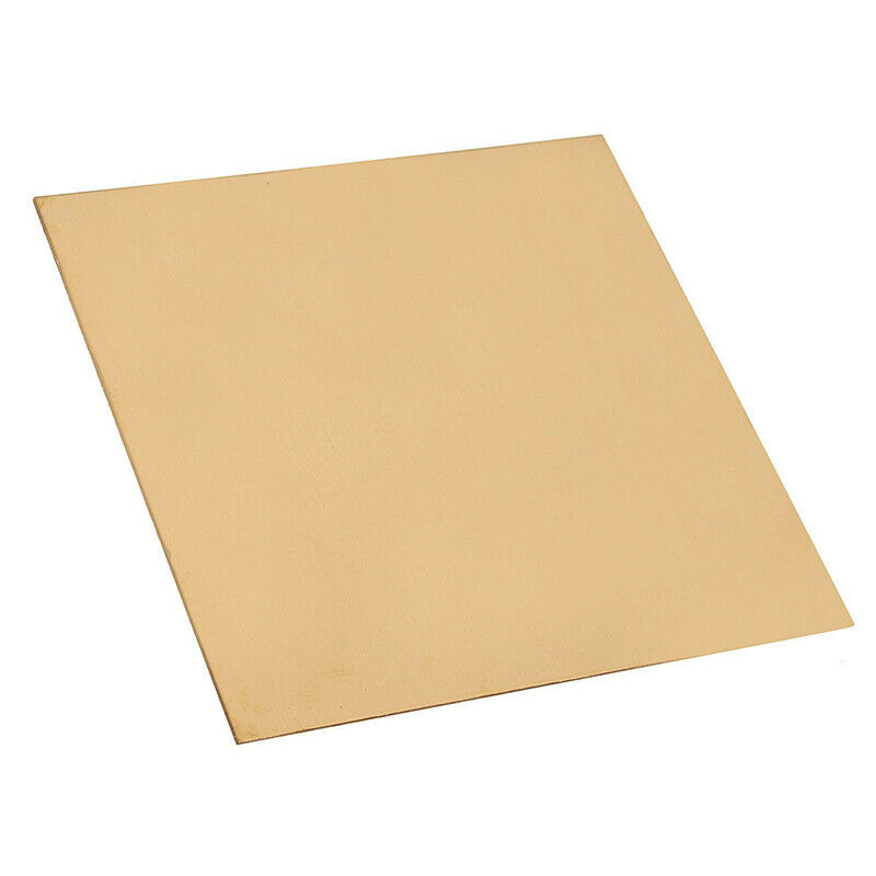 Brass Metal Sheet Plate 1mm x 100mm x 100mm for Metalworking Craft DIY