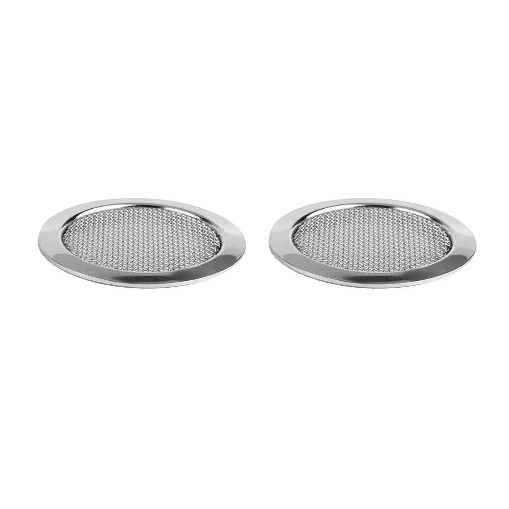 2x Screened Sound Holes Inserts Speaker Grill for Part