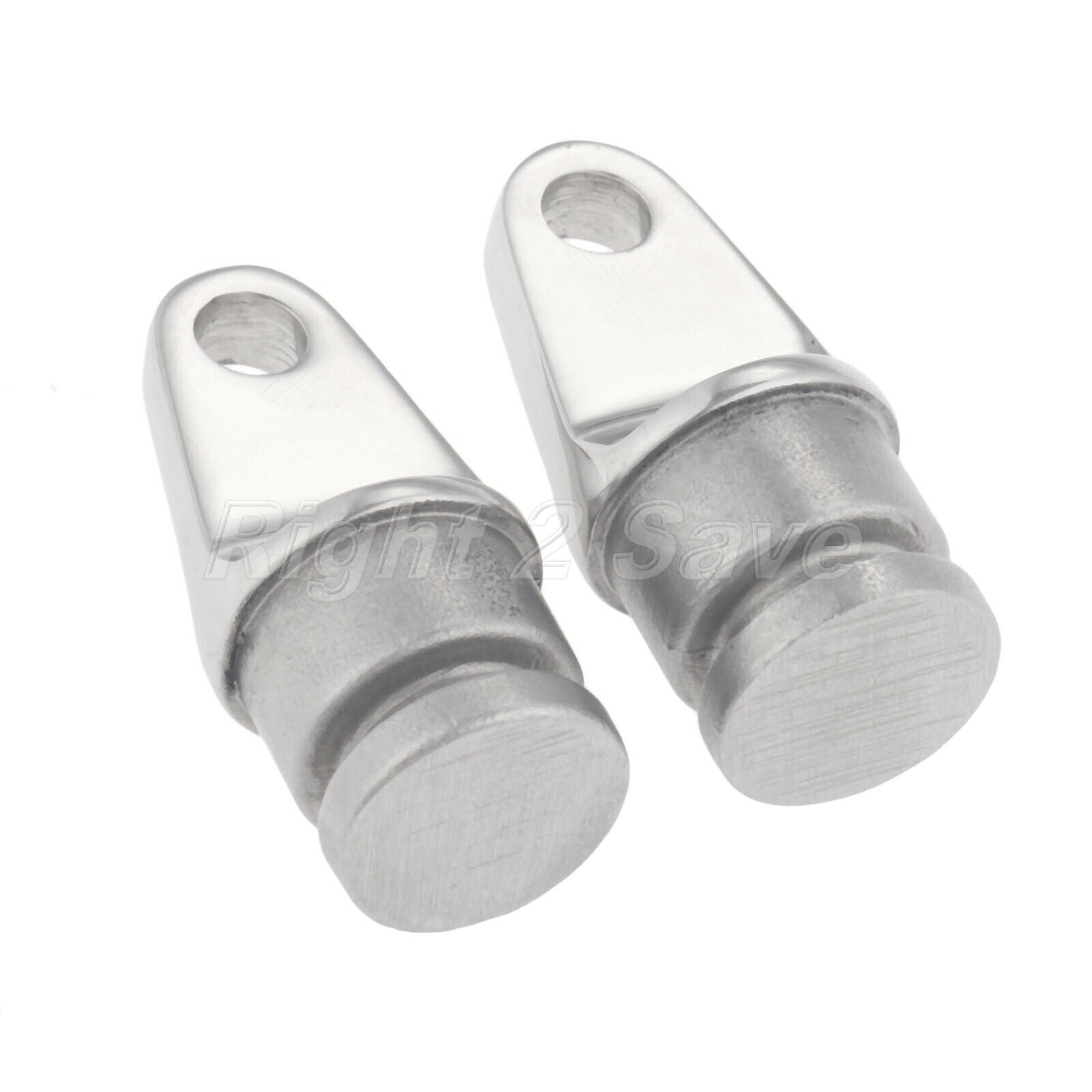 2Pcs End Plug Inserts for 22mm 25mm Tube Pipe Bimini Top Fittings Inside Eye End