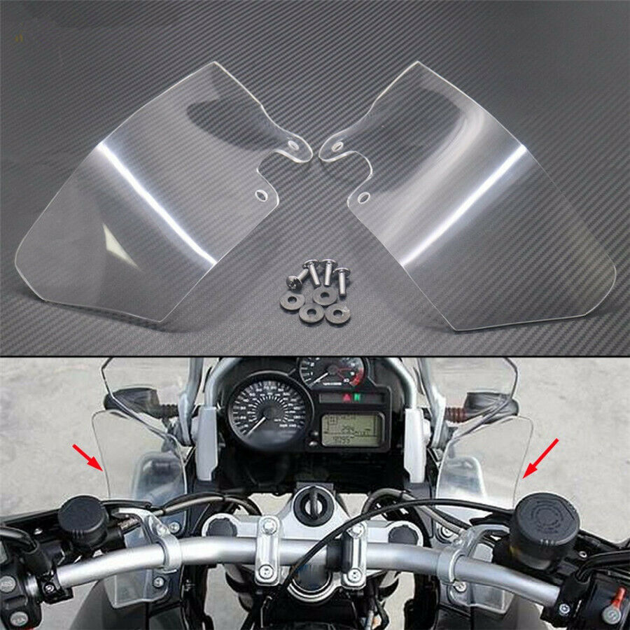 Windshield Side WindScreen Airflow Deflector Wind For BMW R1200 GS ADV 04-12