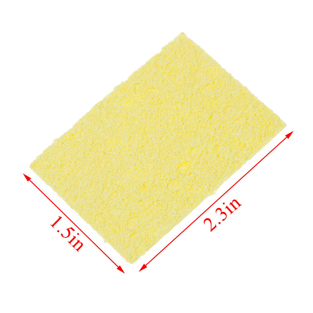 5Pcs Cleaning Sponge Cleaner fr Enduring Electric Welding Soldering Iron Fad US