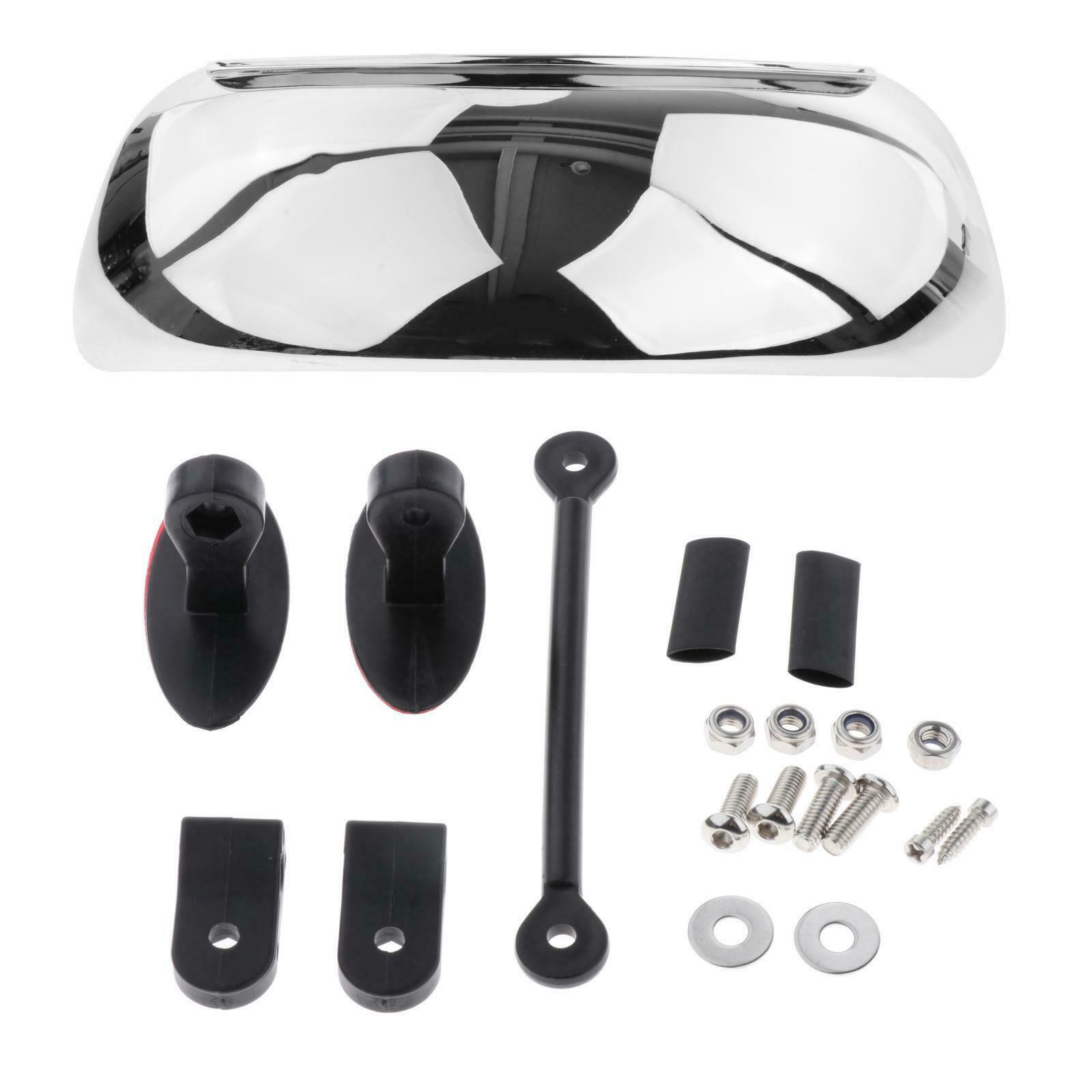 Safety Auxiliary Convex Mirror Windscreen Fits for Sports Bikes Street Bikes