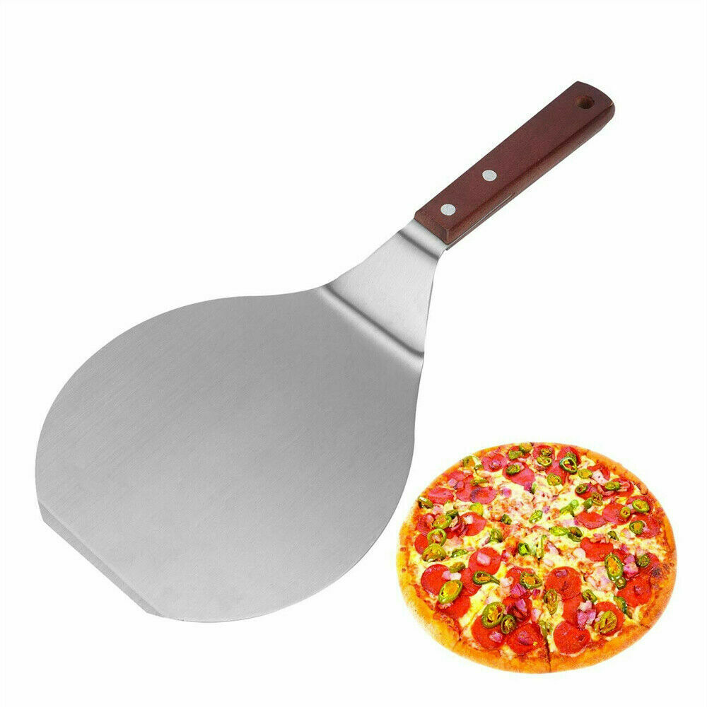 1PC Stainless Steel Pizza Peel Shovel Spatula Cake Lifter Paddle Baking Tray