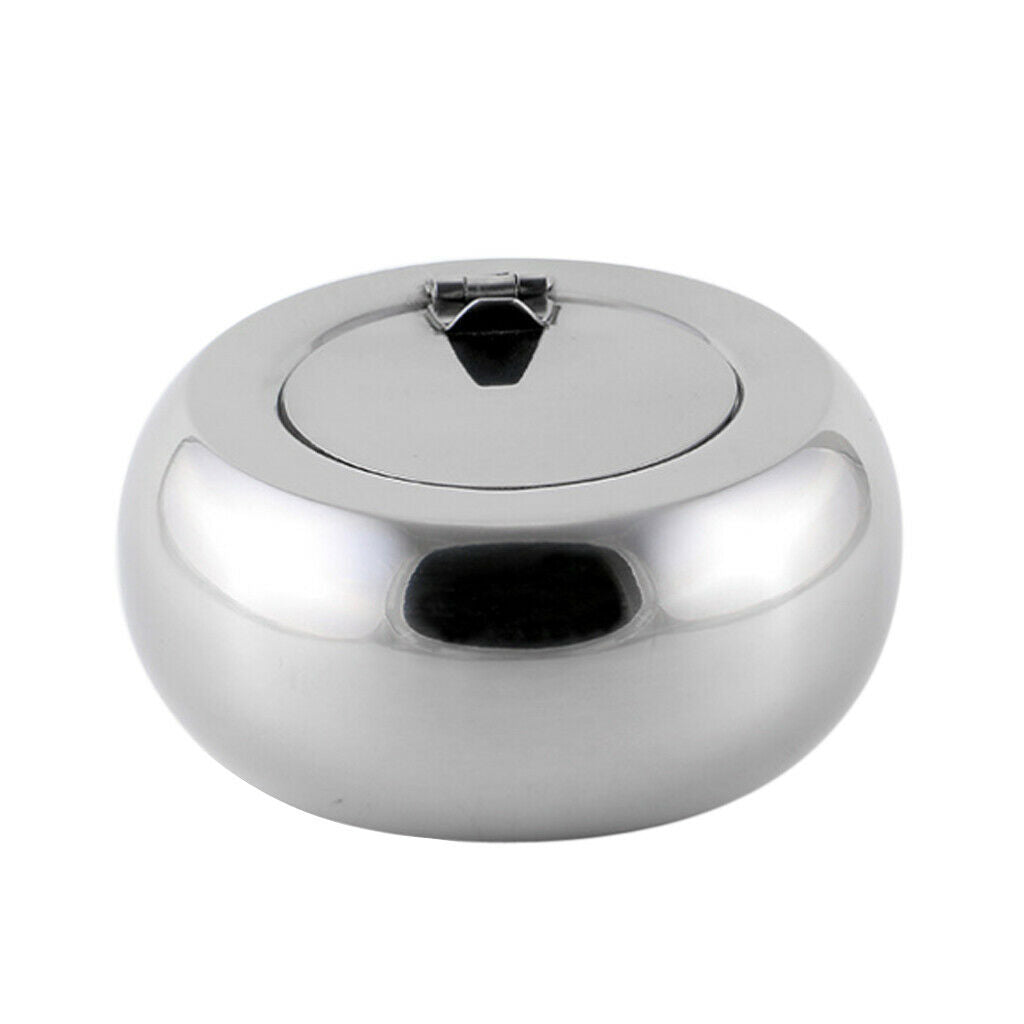 Round Modern Cigarette Ashtray with Lid Cigaret Ash Tray Smoking Accessories