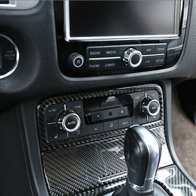 Car Stickers Air Conditioning Switch Decorative Panel Cover Trim for TouaregE7I3