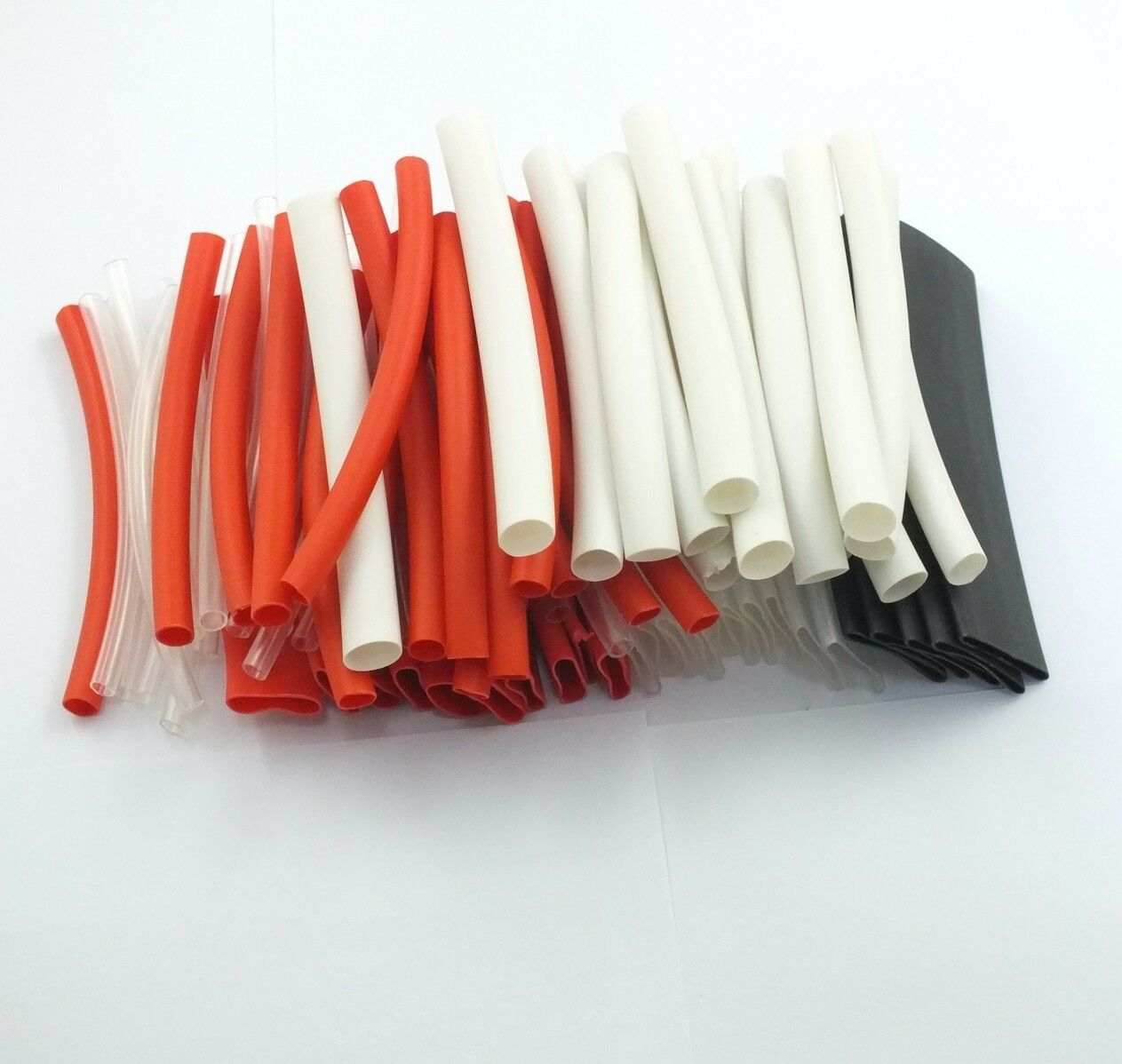 75PCS Dual-Wall 4:1 Adhesive Lined Heat Shrink Tubing Sleeve 4-20MM 6 Sizes