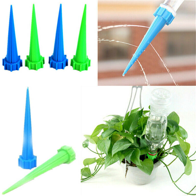10X Automatic Garden Cone Watering Spike Plant Flower Waterers Bottle Irr.l8
