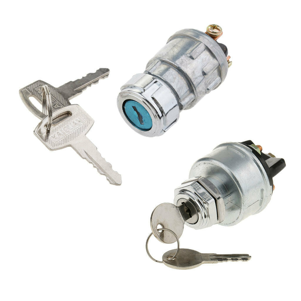 2x Forklift Truck Universal Replace Ignition Key Switch  Position Type