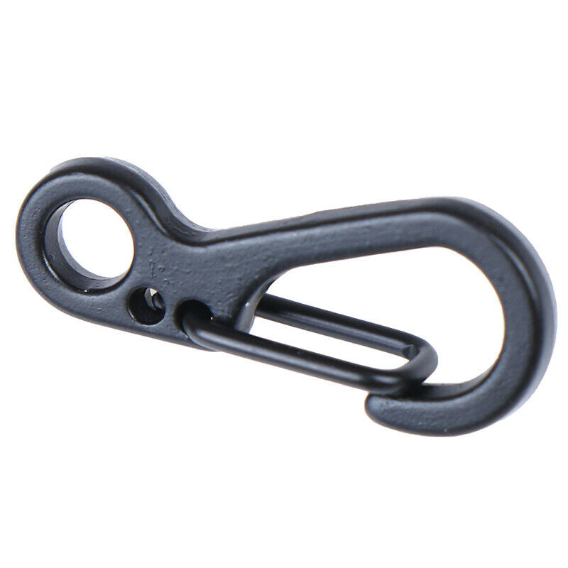 10PCS Mini Carabiner Clip Snap Spring Clasp Hook Keyring Camping ToolATAUBDAU