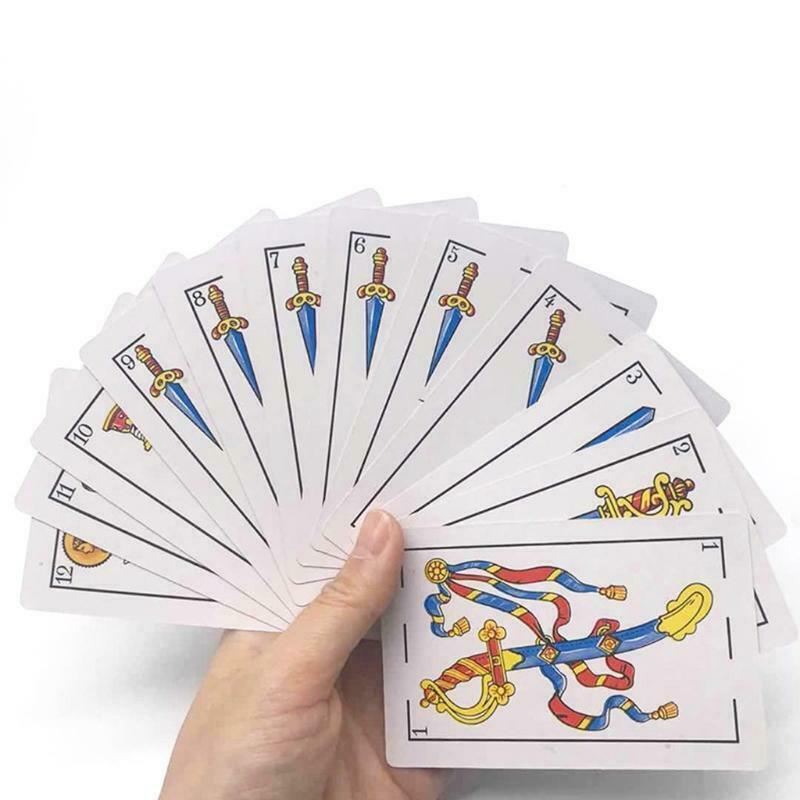 50 Cards Deck Spanish Playing Cards Family Party Board Game Magic Poker Cards