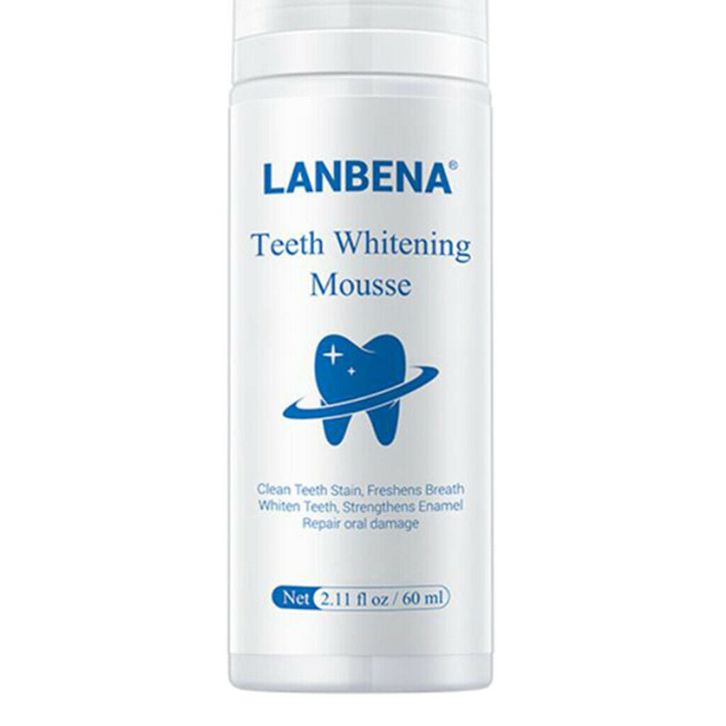 60ml Daily Teeth Whitening Foam Oral Hygiene Maintain a Brighter Smile