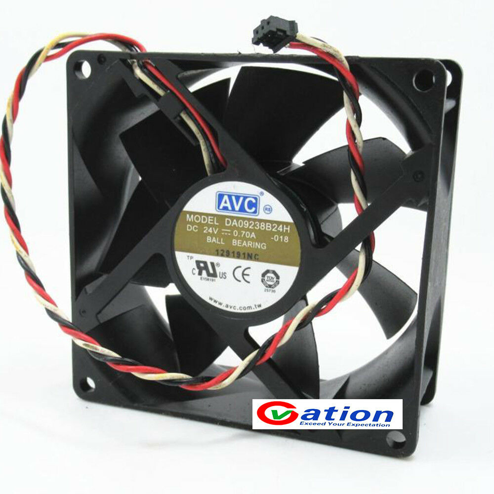 for Dell AVC Ball Bearining DA09238B24H Lüfter Cooler Fan 24V / 0,7A