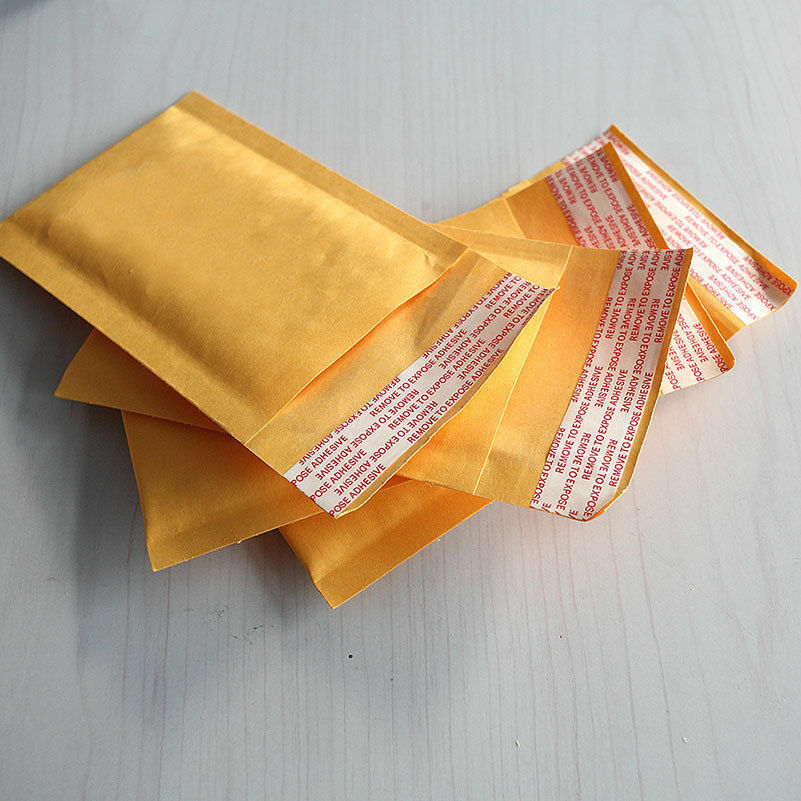 10Pcs 130*150mm Bubble Bag Padded Envelopes Mailers  Yellow