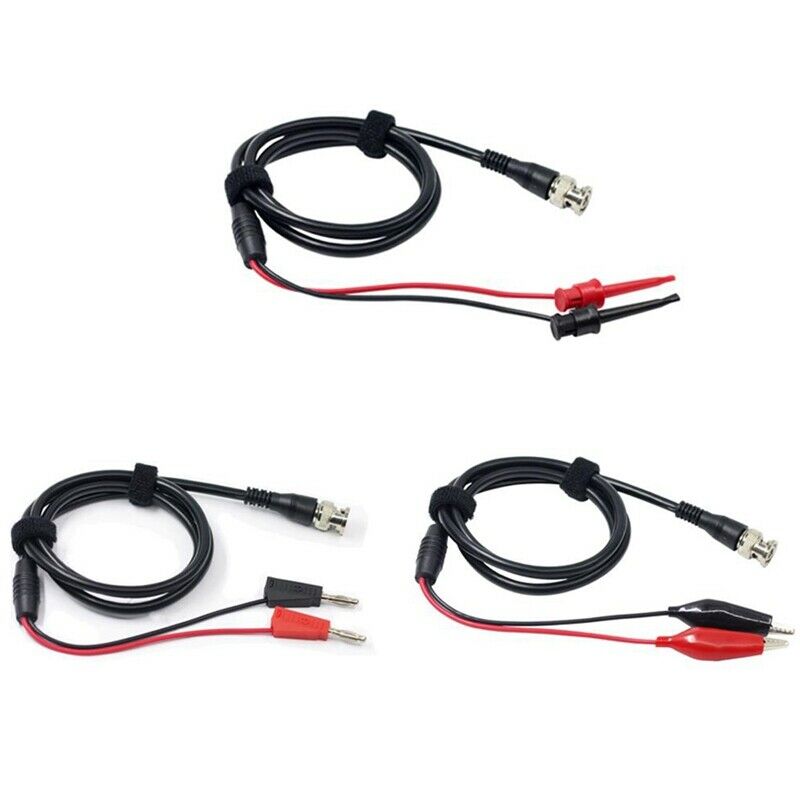 Oscilloscope Probes BNC to Alligator Crocodile Clips BNC to Mini Hook Leads BNH7