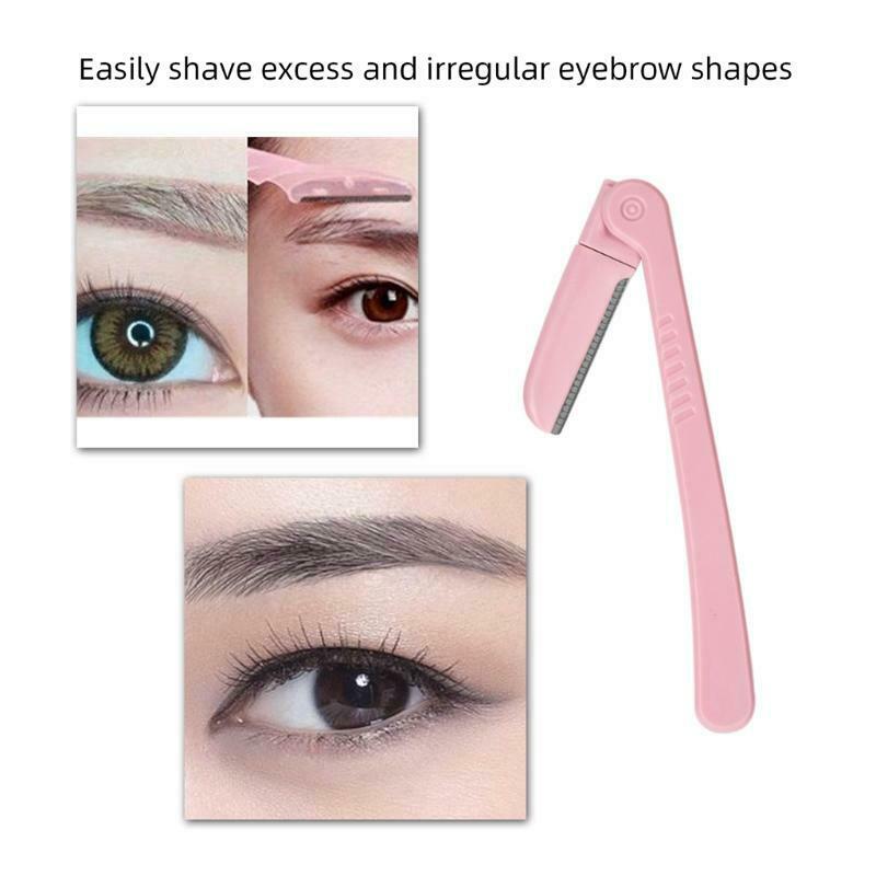 9Pcs Eyebrow Razors Pink Multi Purpose Hair Removal Tool Epilators Hair Trimmer
