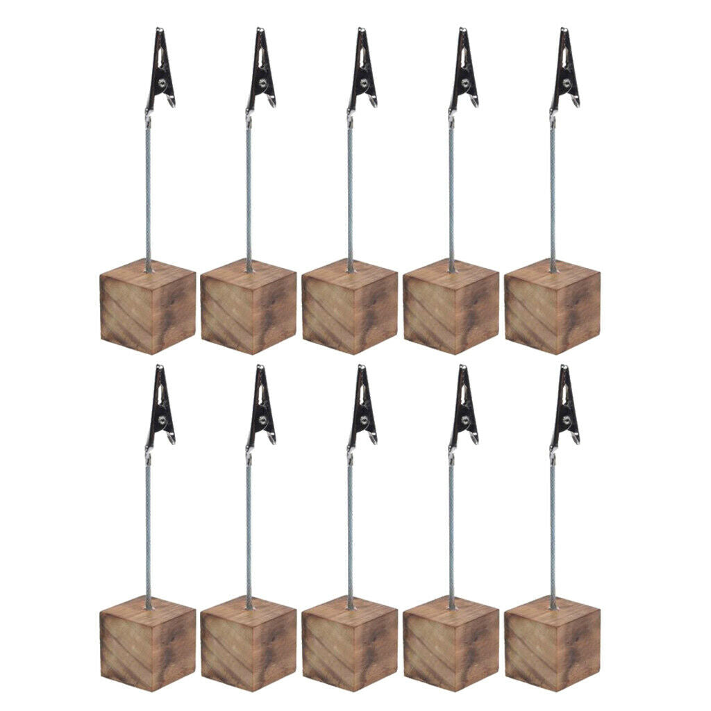 Pack of 10 Photo Clip Holder Wire Wedding Table Place Card  Clip Restaurant