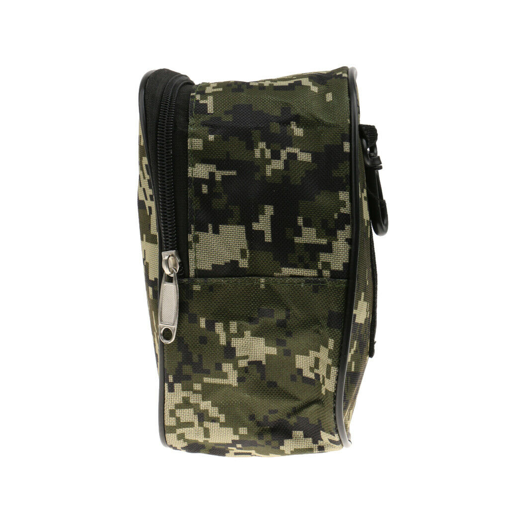 Lightweight Camouflage Fishing Reel Case Protective Cover Storage Bag