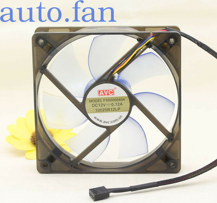 For AVC 12025 FX00000454 12025R12LP 2cm DC 12V 0.1A quiet silent pwm cpu fan