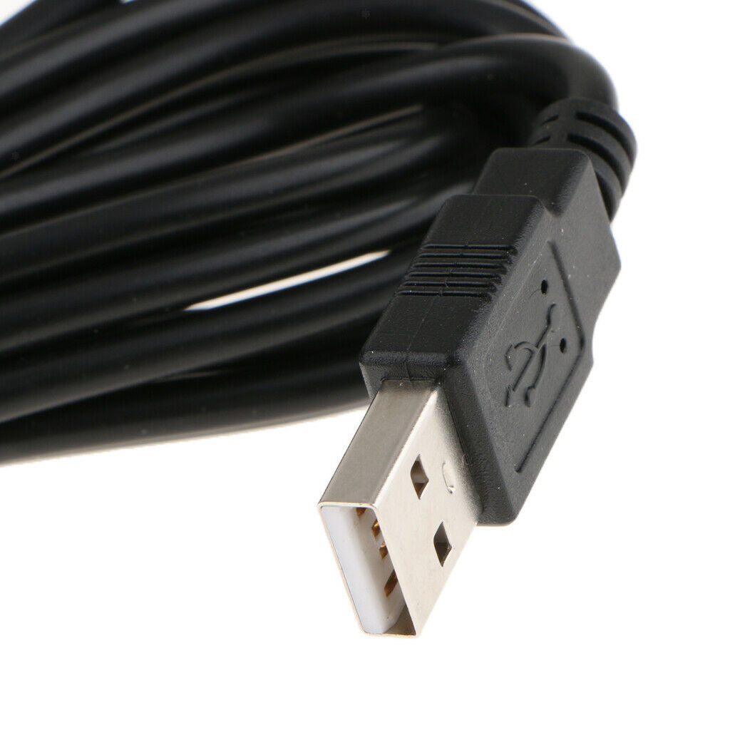 2.5 Meters Long Rock Band USB Wired Black Microphone for   Black