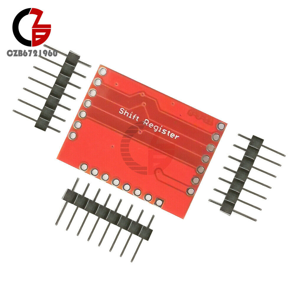 DC 3.3-5v 74HC595 Shift Register Expansion Module Breakout PCB Circuit Board