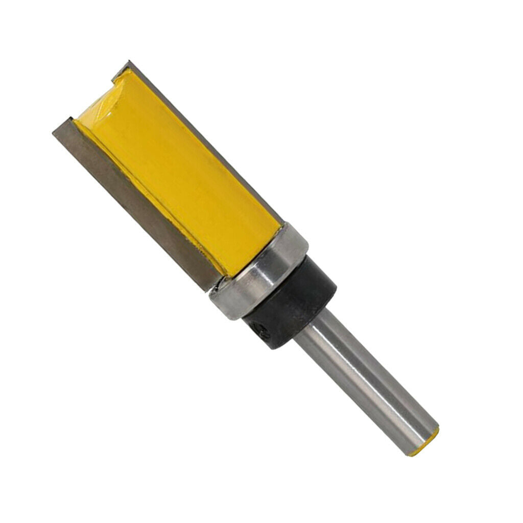 2Pcs Straight Metric Router Cutter Bit Woodwork 8mm Shank 3/4" Cut