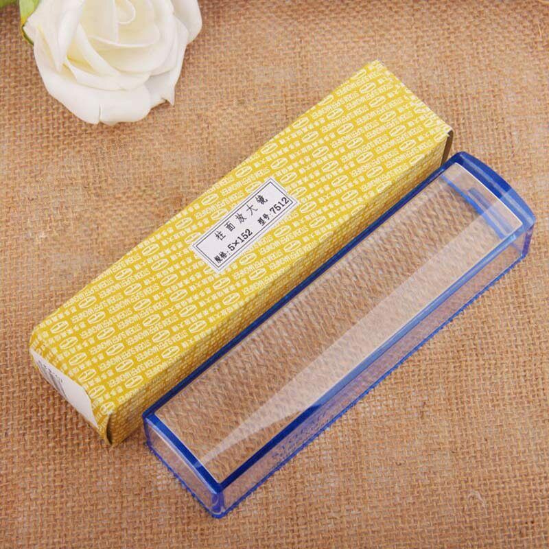 3X Portable Cylinder Paperweight Loupe Magnifier Magnifying Glass for Reading