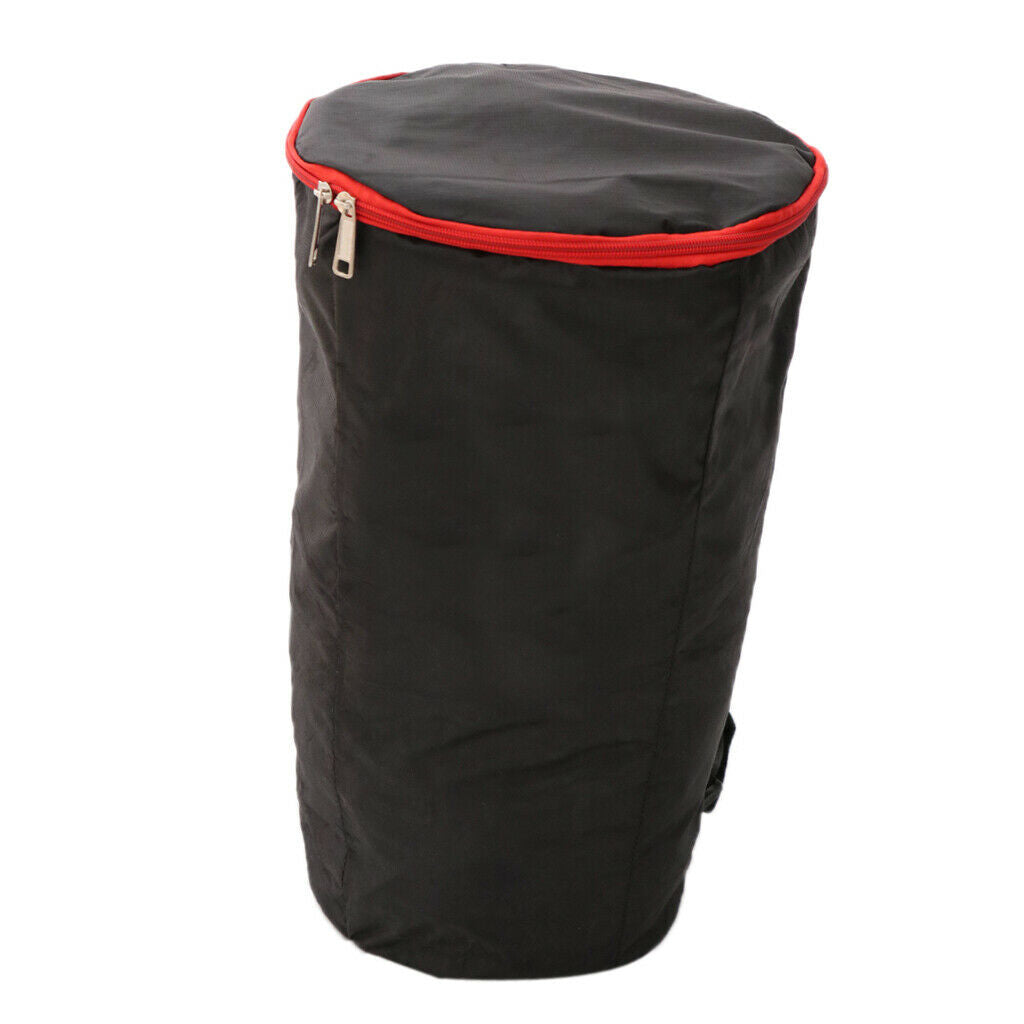 Black Padded Djembe Drum Carry Case Gig Bag for Percussion Instrument Parts
