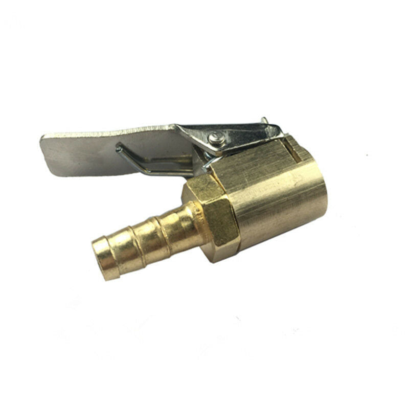1PCS Truck Car Type Tire Inflator Valve Connector Fit for 6mm bore hose Copper