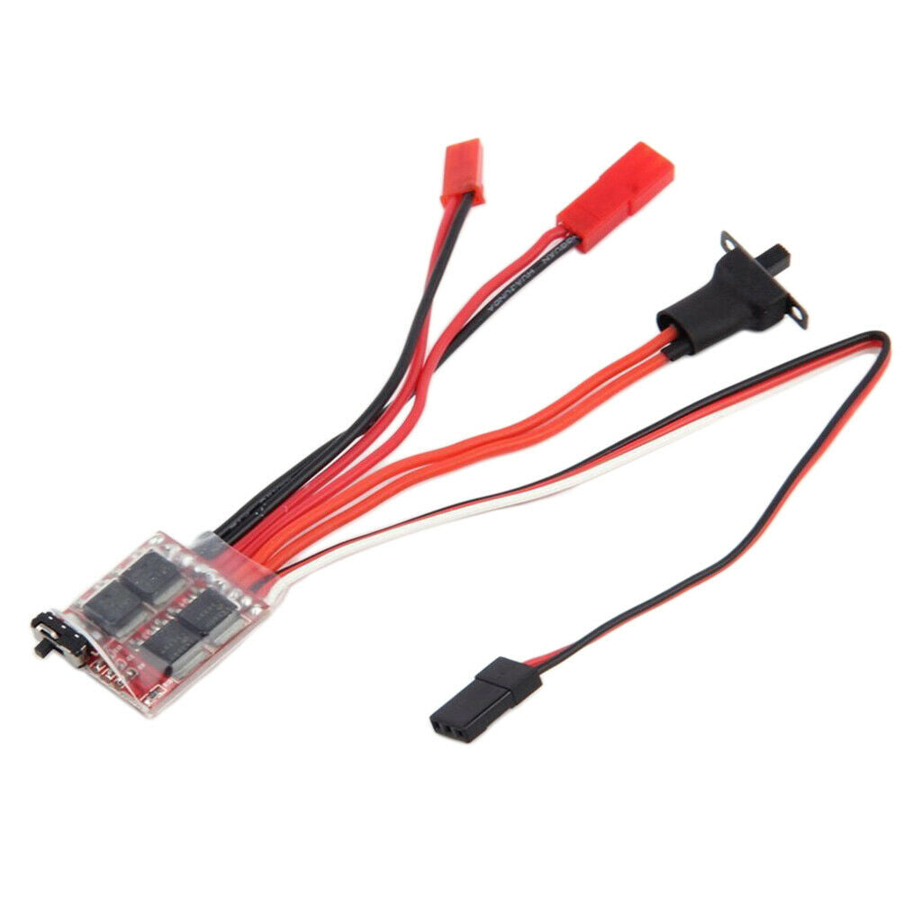 RC 20A Brushed ESC Speed Controller BEC 5V 1A without Brake for RC Car/Boat